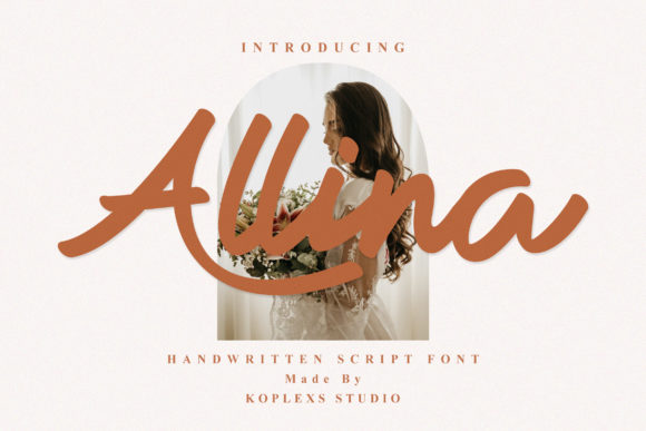Allina Font: Elegant Script for Crafters