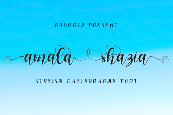 Amala Shazia: A Romantic Script Font for Web Design