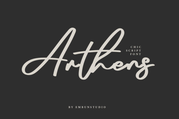 Arthens: A Handwritten Font for Modern Campaigns