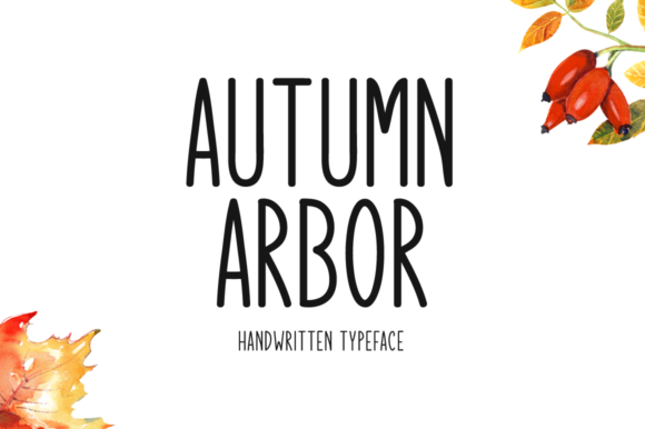 Autumn Arbor: A Handwritten Font for Clear Campaigns