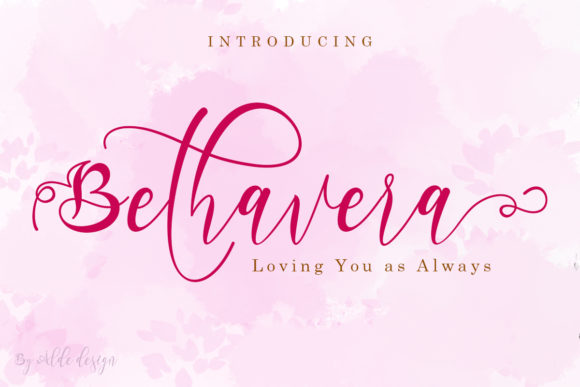 Bethavera: The Handwritten Font for Scroll-Stopping Social Graphics