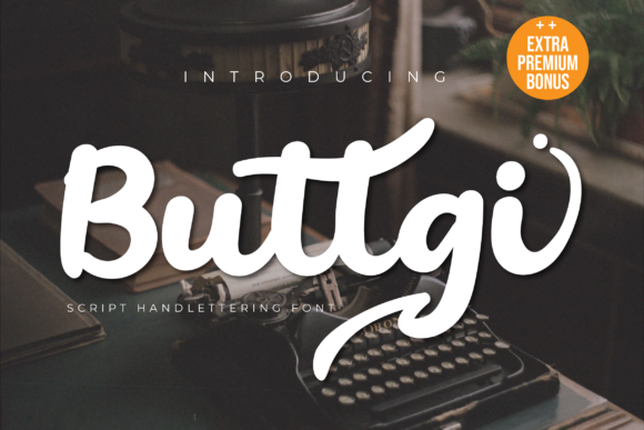 Buttgi: A Handwritten Typeface for Editorial Design