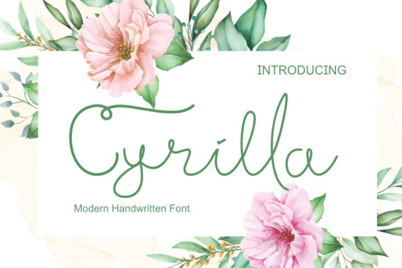 Cyrilla: The Handwritten Font That Elevates Brand Identity