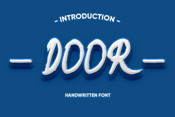 Door Font: A Handwritten Typeface for Campaigns