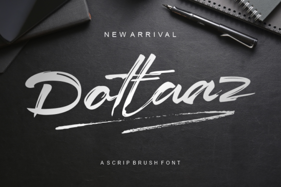 Dottaaz: A Natural Script Font for Editorial Design
