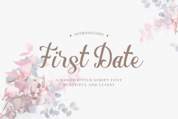 First Date: A Handwritten Typeface for Editorial Charm