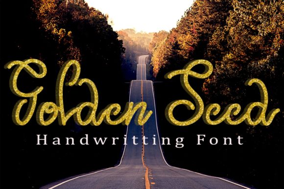 Golden Seed: A Handwritten Font for Brand Identity