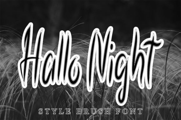 Hallo Night: An Elegant Script Font for Editorial Design