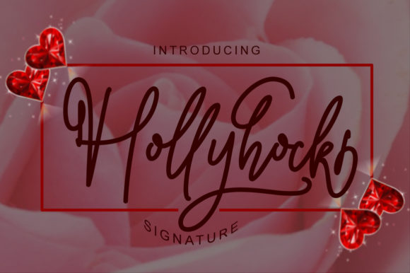 Hollyhock: A Handwritten Font for Modern Web Design