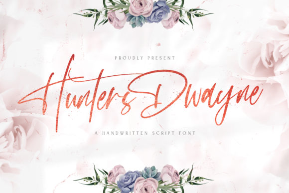 Hunthers Dwayne: The Elegant Script Font for Crafters