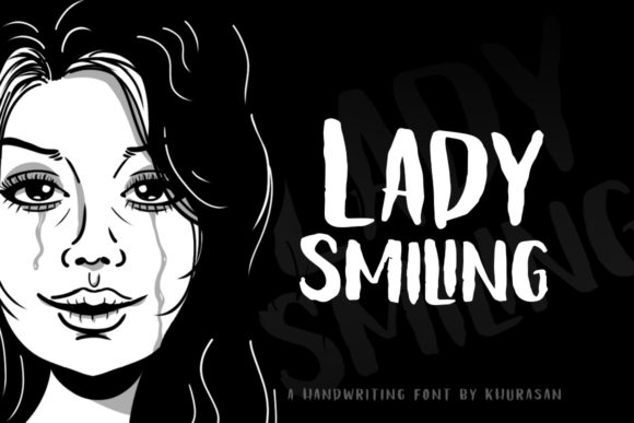 Lady Smiling: A Quirky Display Font for Bold Brands