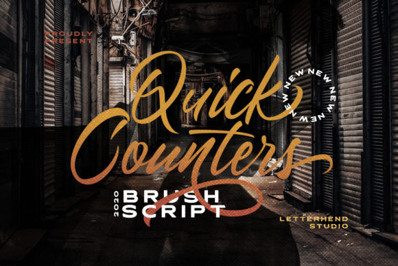 Quick Counters: A Handwritten Font for Makers
