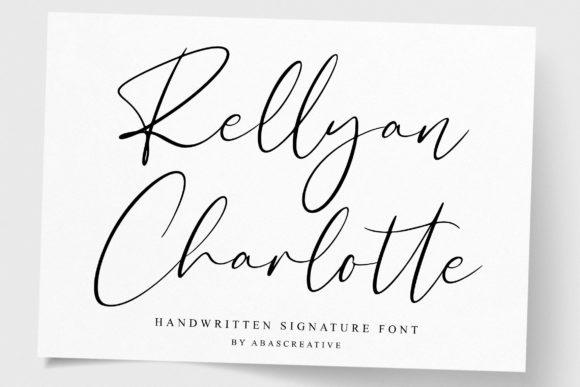 Rellyan Charlotte: A Modern Script Font for Editorial Design