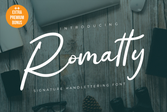 Romatty: The Elegant Handwritten Font for Crafters
