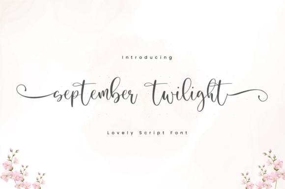 September Twilight: A Script Font for Polished Branding