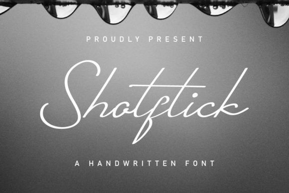 Shotflick: A Handwritten Font for Editorial Grace