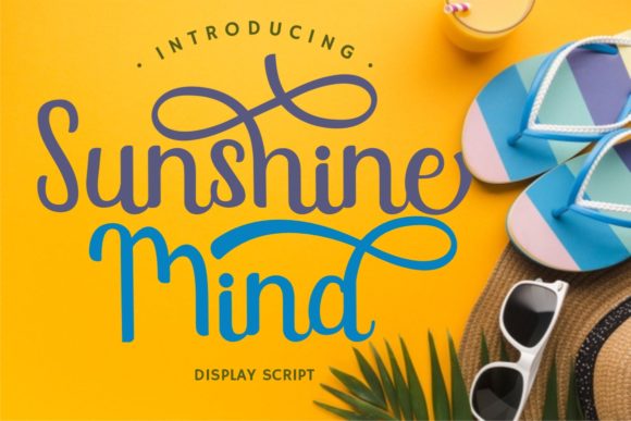 Sunshine Mind: A Versatile Display Font for Crafters