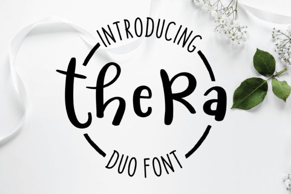 Thera: A Handwritten Font for Web Design