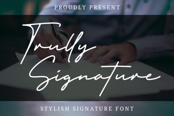 Trully Signature: A Timeless Script Font for Web Design