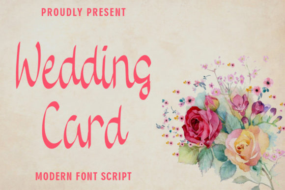 Wedding Card: A Refined Script Font for Editorial Design