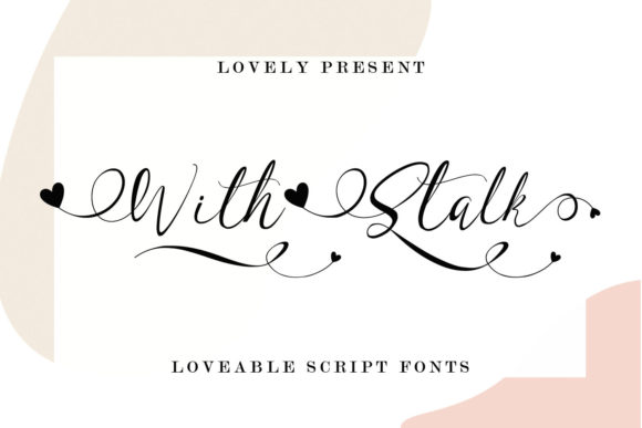 With Stalk Font: Elegant Script for Brand Identity